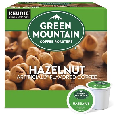 Green Mountain Coffee Roasters Hazelnut K-Cup Keurig Light Single Serve 10 Pods