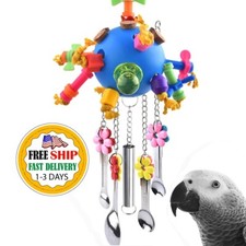 Unidades Juguetes para P jaros Colorful Columpio, Loros Accesorios Jaula