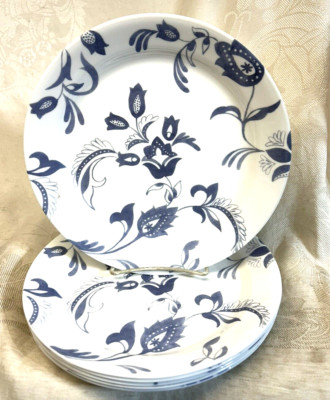 6 Corelle Impressions PROVENCAL   LUNCHEON  PLATES, 9''   Hard to Find  VG