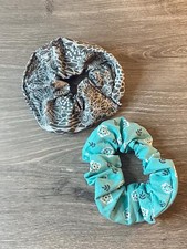 2 pack Homemade hair scrunchies