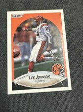 1990 Fleer #217  Lee Johnson    Cincinnati Bengals