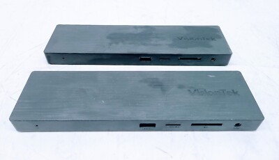 Lot of 2 VisionTek VT2500 Docking Station USB-C 901381
