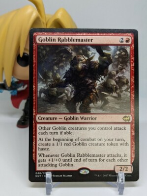 Goblin Rabblemaster  NM  Duel Deck: Merfolks vs Goblins Magic The Gathering #046