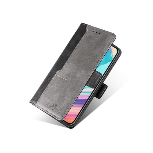 Funda de cuero abatible horizontal para Samsung con soporte y ranuras para tarjetas y billetera - Imagen 14 de 29