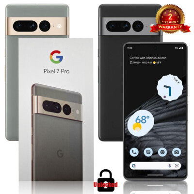   Google Pixel 7 Pro 128GB 12GB RAM 256GB 100% Battery Factory Unlocked   