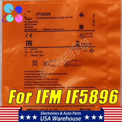 New Replacement For IFM Efector IF5896 Proximity Sensor IFS896