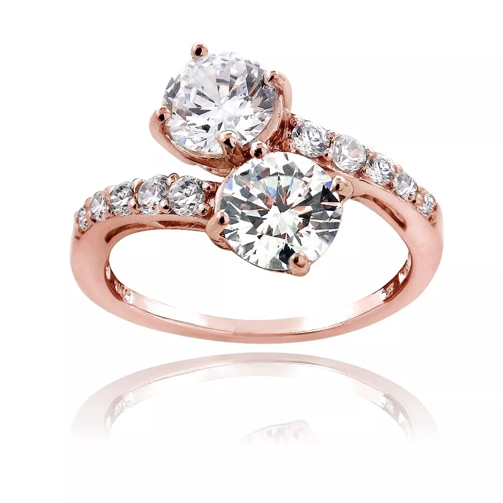 Rose gold cheap friendship rings