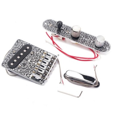 Hot Favorable 6 String Saddle Bridge Board for Electric Guitars Replacement