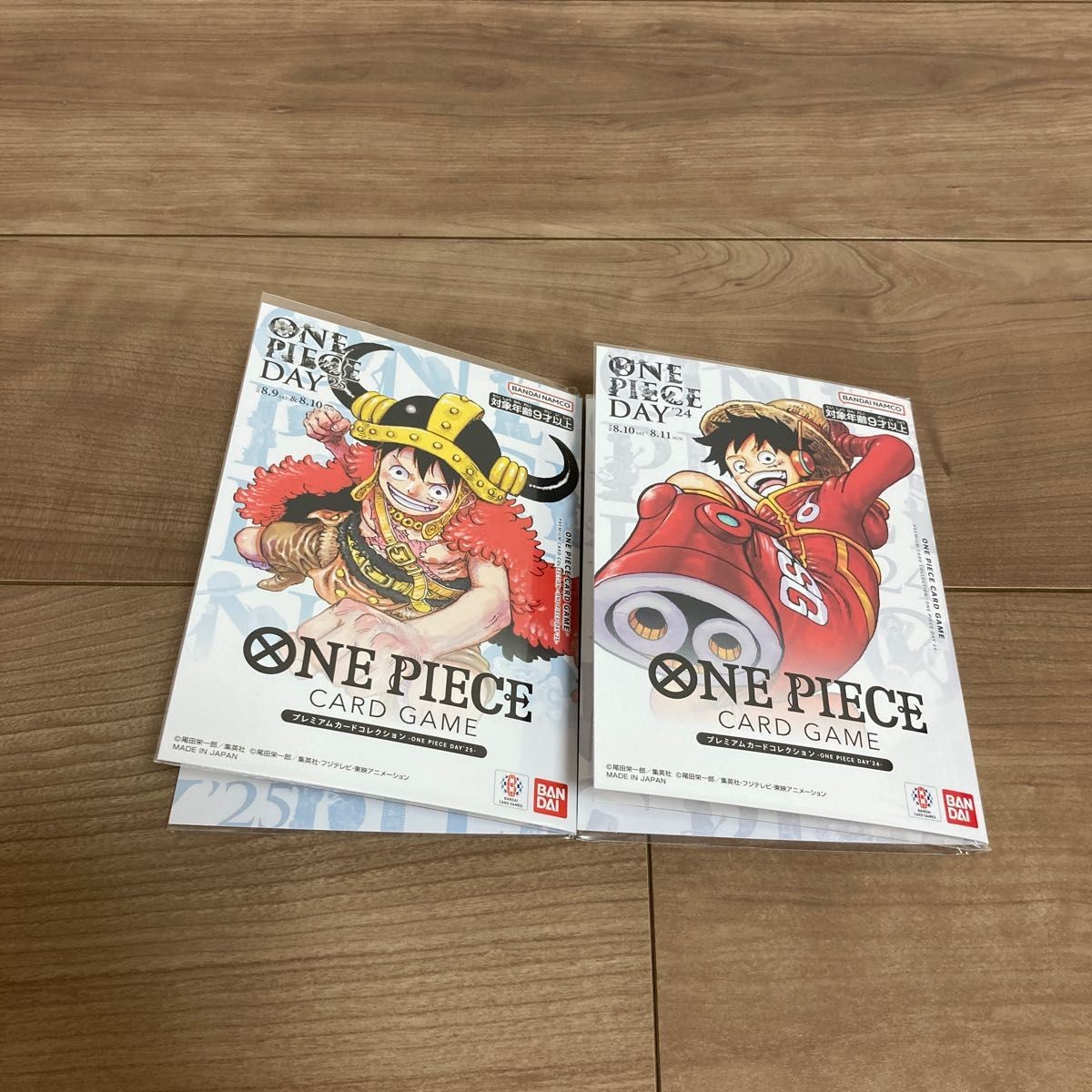 Juego de Cartas Promocional Luffy ONE PIECE DAY'24 y '25 Colección Premium TCG Bandai Japón