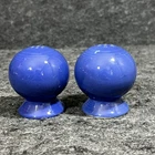 Fiestaware Lapis Blue Ball Salt and Pepper Shakers