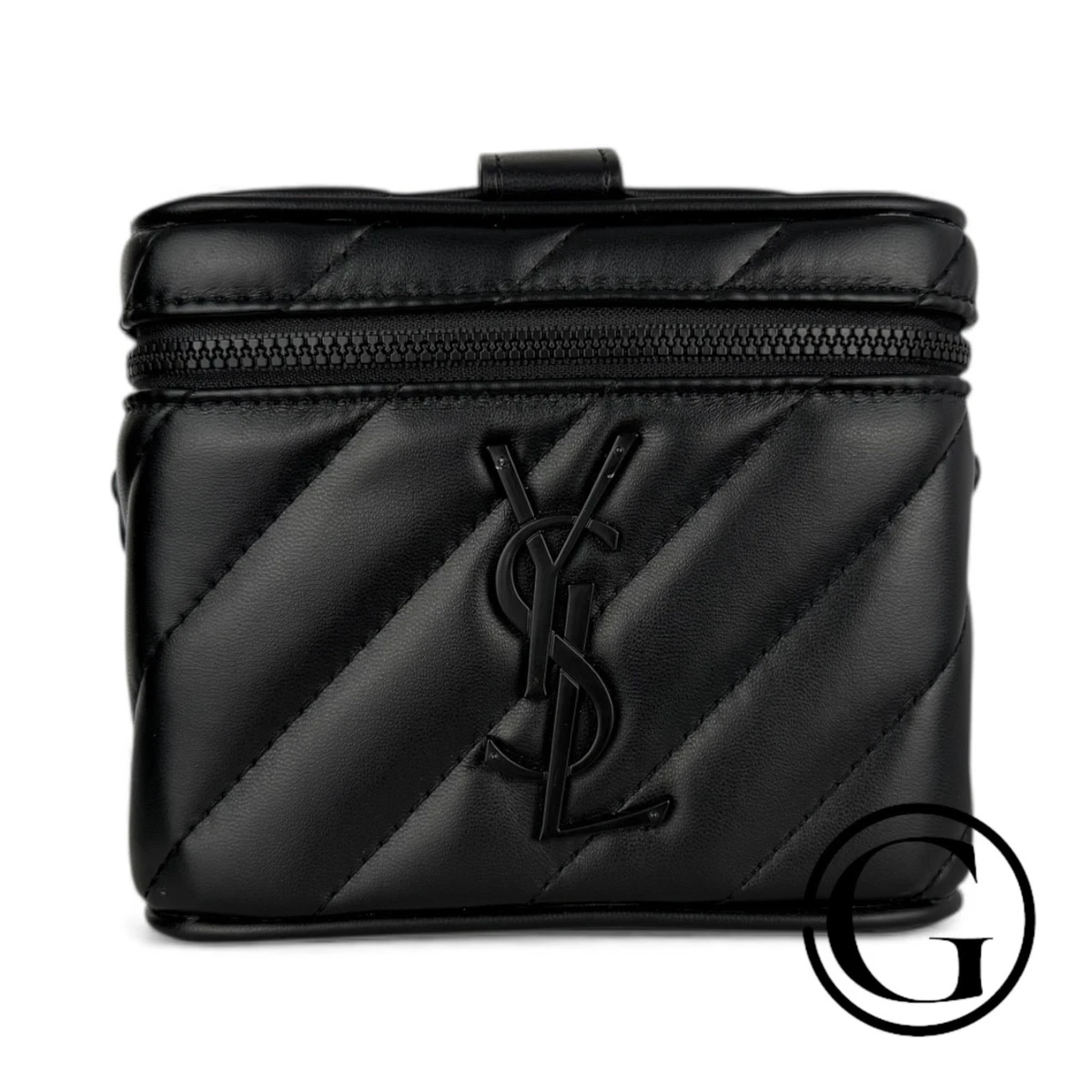 Saint Laurent Faux Leather Black Makeup Bags & Cases for sale | eBay