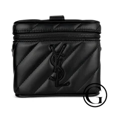 YSL Yves Saint Laurent Beaute Beauty GWP VIP Vanity Case Converted Bag Black NEW