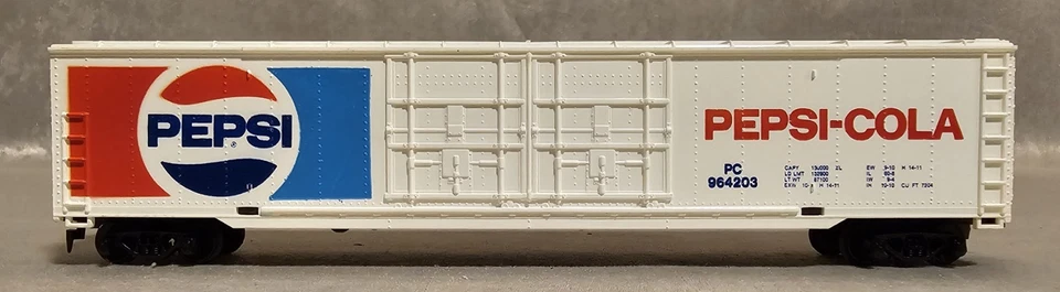 TYCO HO Scale Pepsi Cola 62' Double Door Billboard Box Car 361B PC 964203 - Image 3 of 4