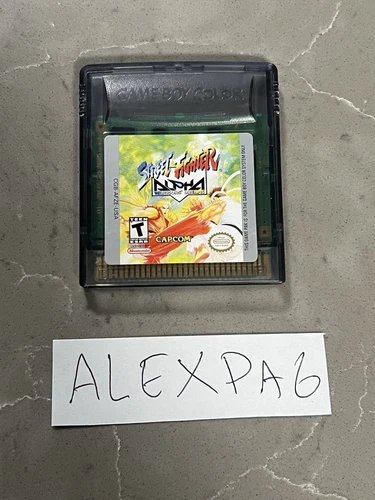 Authentic Street Fighter Alpha for Gameboy Color (GBC)