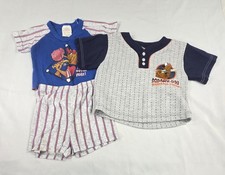 Vintage 2000s Scooby Doo Cartoon Network Boys 3T Pajama Set  Shirt Baseball