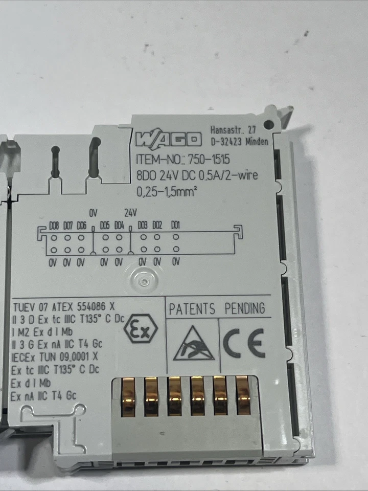 WAGO 750-1515 – Digital Output Module 8-Channel 24VDC 0.5A - Photo 2/4