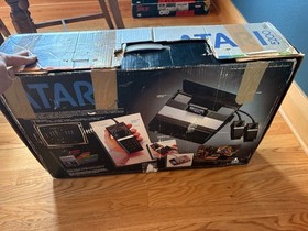 Atari 5200 Game Console w/ Box, 2 Games, Power Supply - untested Powers On Read!