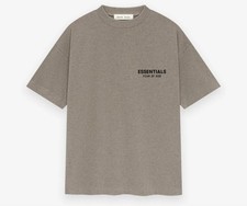 Essentials Dark Oatmeal Tshirt In Size Medium