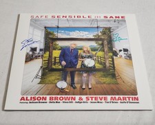 Alison Brown & Steve Martin Autographed Safe, Sensible, And Sane Red Vinyl LP
