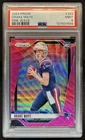 2024 Panini Prizm Drake Maye RC Pink Wave Rookie #329 Patriots PSA 9