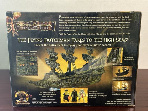 Pirates of the Caribbean Dead Man's Chest Pirate Fleet Flying Dutchman 2006 BNIB - Foto 17 di 22