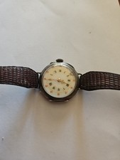 Rare Montre De Femme Ancienne De Poignet En Argent Massif  19 Éme Siècle