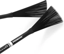 ProMark Heavy Nylon Brush 2B - Black - Jazz - Wire for Snare... 