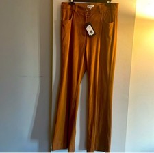Halston Saddle 100% Premium Suede Pants  Women's Bootcut Leg (originally $899