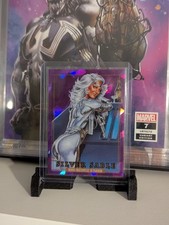 Silver Sable Purple Crystals 2024 Marvel Masterpieces ’92 Platinum #81