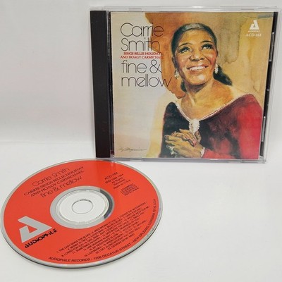 Carrie Smith Fine & Mellow CD 1994 USA Audiophile Jazz Billie Holiday VG+ Tested