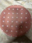 Fiesta SIDE/SALAD Plate - 7" - PEONY with WHITE DOTS