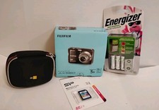 Fujifilm FinePix AX560-16.0 MP BLACK Digital Camera Extras -FREE SHIPPING