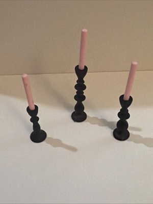 NEW ZURU MINI BRANDS HOME SERIES ULTRA RARE PINK CANDLES HARD TO FIND. 3 In Set