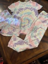 Unbranded Soft Pastel Colors Pajamas Size 6 Girls