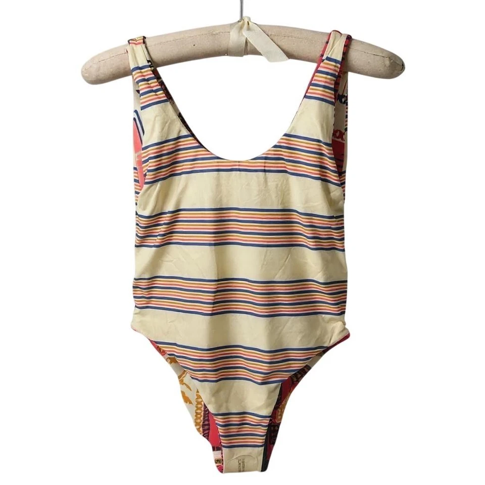 Traje de baño reversible de una pieza para mujer Maaji multicolor talla L NUEVO Foto 3 de 4