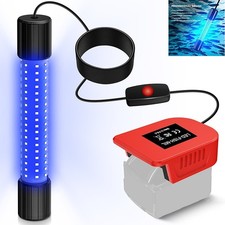 LED Underwater Fishing Light Compatible with for Milwaukee 18V Battery