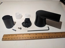 MOEN GENTA SHOWER HANDLE W ACCESSORIES MATTE BLACK COLOR T2473EPBL NEW 183289