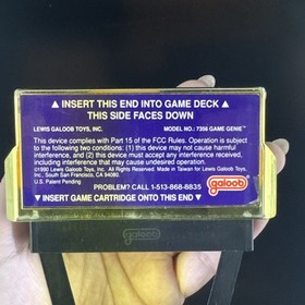 Game Genie Nintendo NES Video Game Enhancer Galoob TESTED WORKING