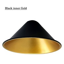 Vintage Retro Pendant Shade Metal Lampshade Black Gold inner Ceiling Light Shade