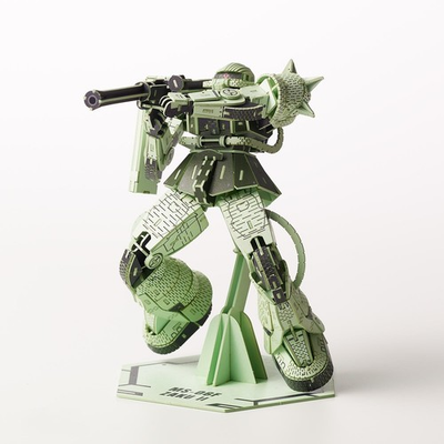 #ad #ad si gu mi PRO MS 06F Zaku II Mobile Suit Gundam 3D Paper Puzzle $56.95