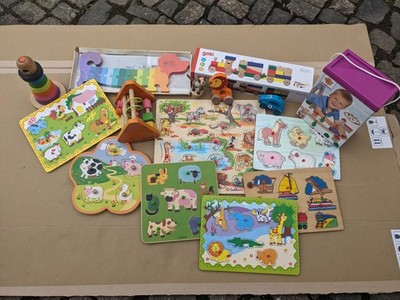 Großes Holzspielzeug-Konvolut: Eichhorn, Goki u.a.   NEU & Gebraucht