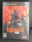 Kessen III (Sony PlayStation 2 PS2) Brand New Factory Sealed | Authentic