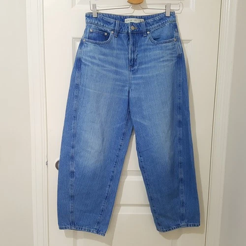 Women's TARGET 'Barrel Crop Length' 8 AU Denim Jeans Blue | 3+ Extra 10% Off