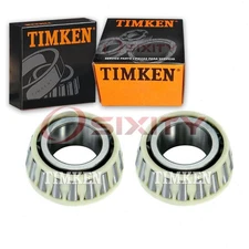 2 pc Timken Front Outer Wheel Bearings for 1982-1983 Chevrolet Malibu Axle cx