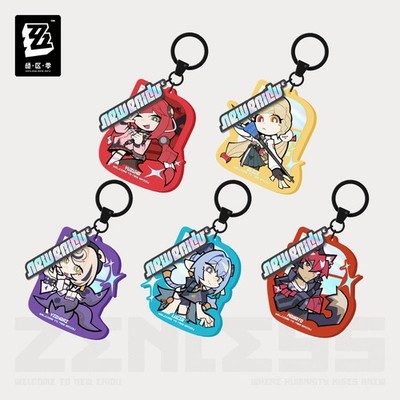 ZZZ miHoYo Zenless Zone Zero Keychain Cute Keyring Spook Shack Official Goods