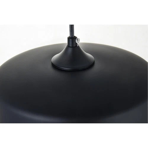 Living District LD2243BK Ashwell 1 Light 9.8 inch Black Pendant Ceiling Light - Picture 5 of 5