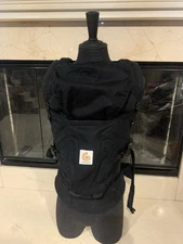 Ergobaby Omni Classic Black Cotton 360 Baby Carrier - Onyx Black EUC