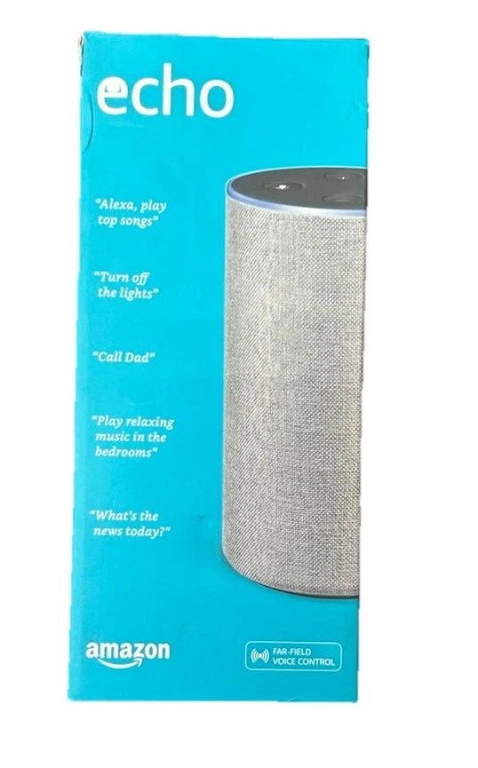 Amazon Echo (2nd Generation) Alexa Gray Smart Speakers for sale - eBay