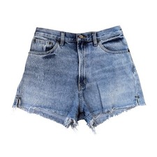 BDG High Rise Girlfriend Cutoff Distressed Denim Jean Shorts 90's Mom 27 4