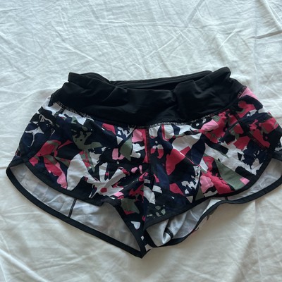 Lululemon Speed Up Shorts Size 2  Lined Running  With Zipper Pocket